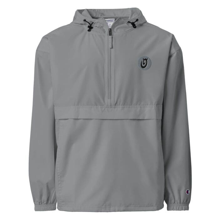 Evil Olive Embroidered Champion Packable Jacket